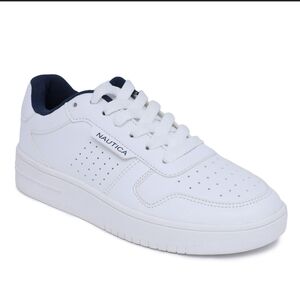 ⭐ Boys Nautica Stafford White Sneakers size 4⭐